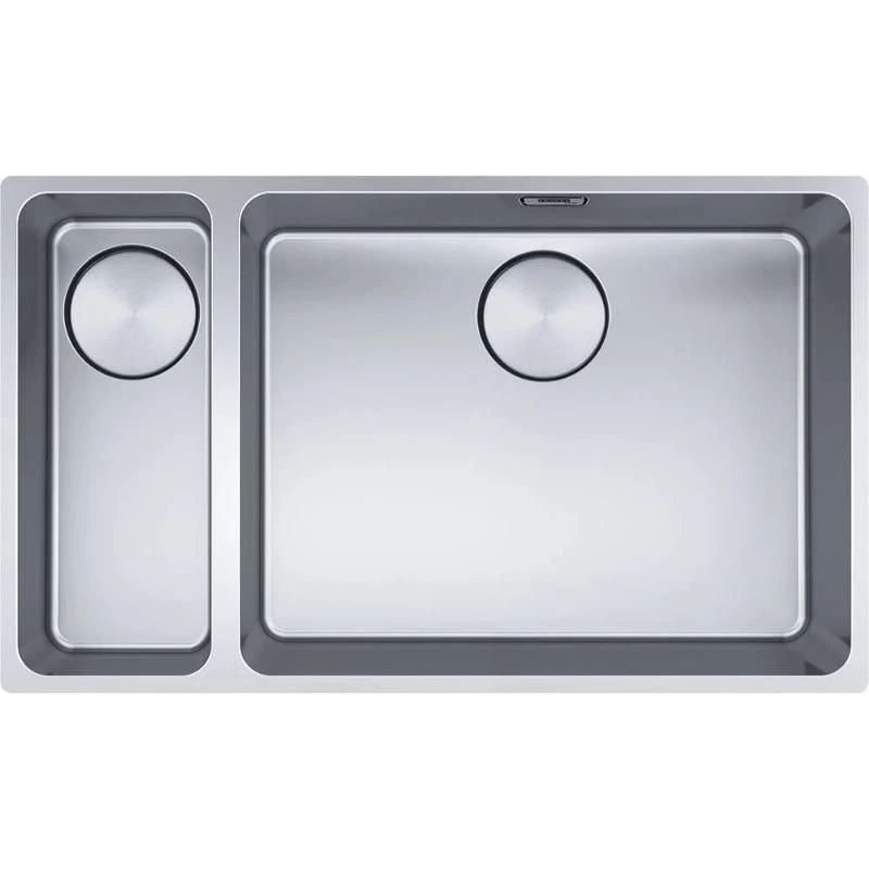 Franke Mythos 1.5 Bowl Undermount Kitchen Sink With LH Small Bowl MYX 160-50-16 - Stainless Steel - 122.0606.920