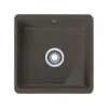 Franke Kubus 1 Bowl Undermount Ceramic Kitchen Sink KBK 110-40 - Graphite - 126.0532.320
