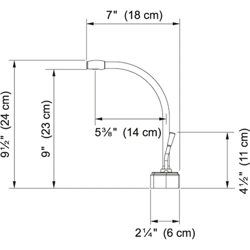 Franke DW9060C Logik Cold Water Faucet - Image 2