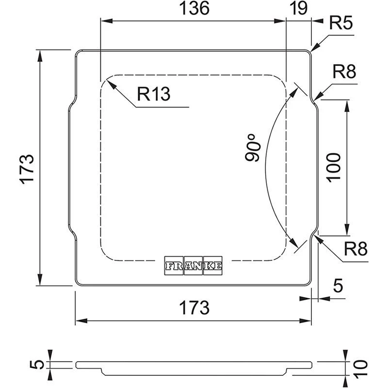 Franke All-In Accessory Set 4 - 112.0655.488 - Image 6