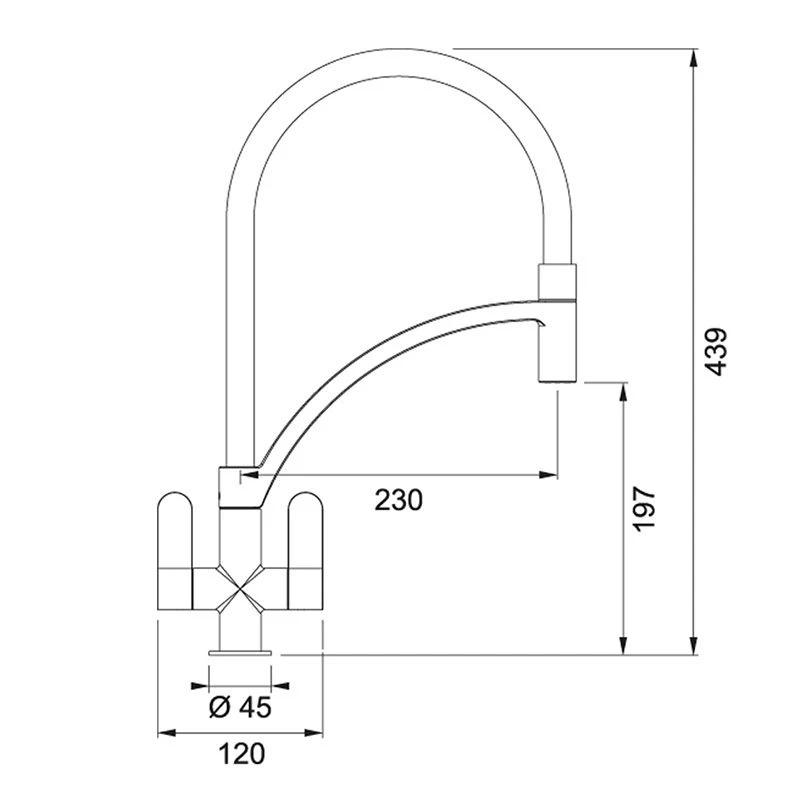 Franke Zelus Pull Out Kitchen Tap - Chrome/Black Hose - 115.0567.596 - Image 2