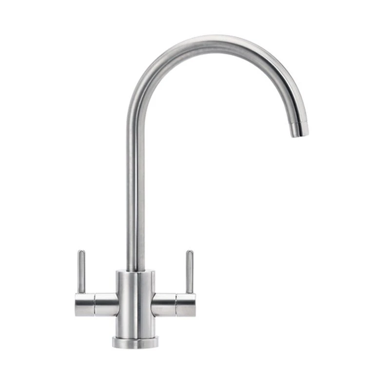 Franke Krios J-Spout Kitchen Mixer Tap - Decor Steel - 115.0567.599