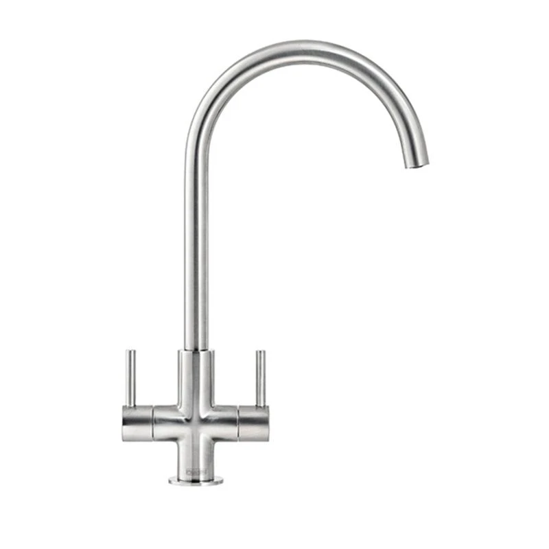 Franke Hestia J-Spout Kitchen Mixer Tap - Decor Steel - 115.0635.794