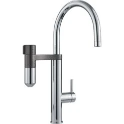 Franke Vital Capsule 3-in-1 J-Spout Filter Tap - Chrome/Gun Metal - 120.0621.229