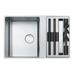 Franke Box Centre 1.5 Bowl Inset Kitchen Sink With Accessories BWX 220-41-27 - Stainless Steel - 127.0611.736