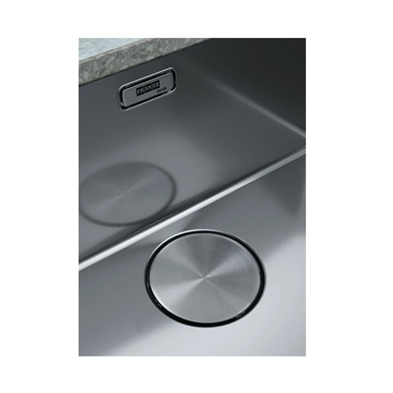 Franke Mythos Plus 1 Bowl Inset Kitchen Sink With Left Hand Drainer MYX 211-86 - Stainless Steel - 127.0640.219 - Image 3