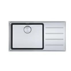 Franke Mythos Plus 1 Bowl Inset Kitchen Sink With Right Hand Drainer MYX 211-86 - Right Hand Drainer - 127.0640.513