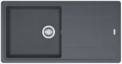 Franke Titan 1 Bowl Composite Kitchen Sink Graphite Reversible 500 X 200mm