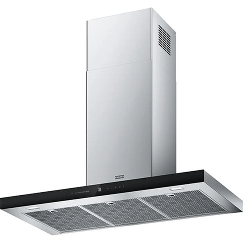 Franke Avant Silence Wall FTLN H45 A90 FRK - Stainless Steel/Glass Black - 325.0657.267