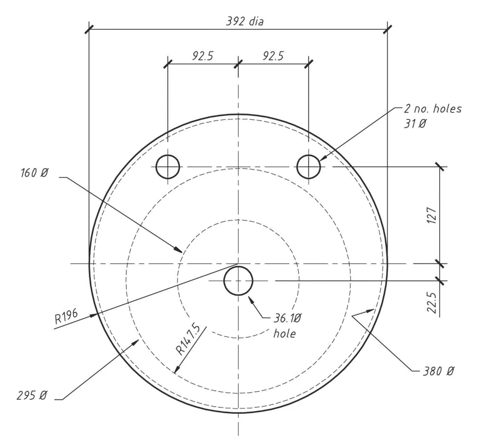 Franke 1 Bowl Stainless Steel Inset Washbasin 385 X 160mm - Image 2