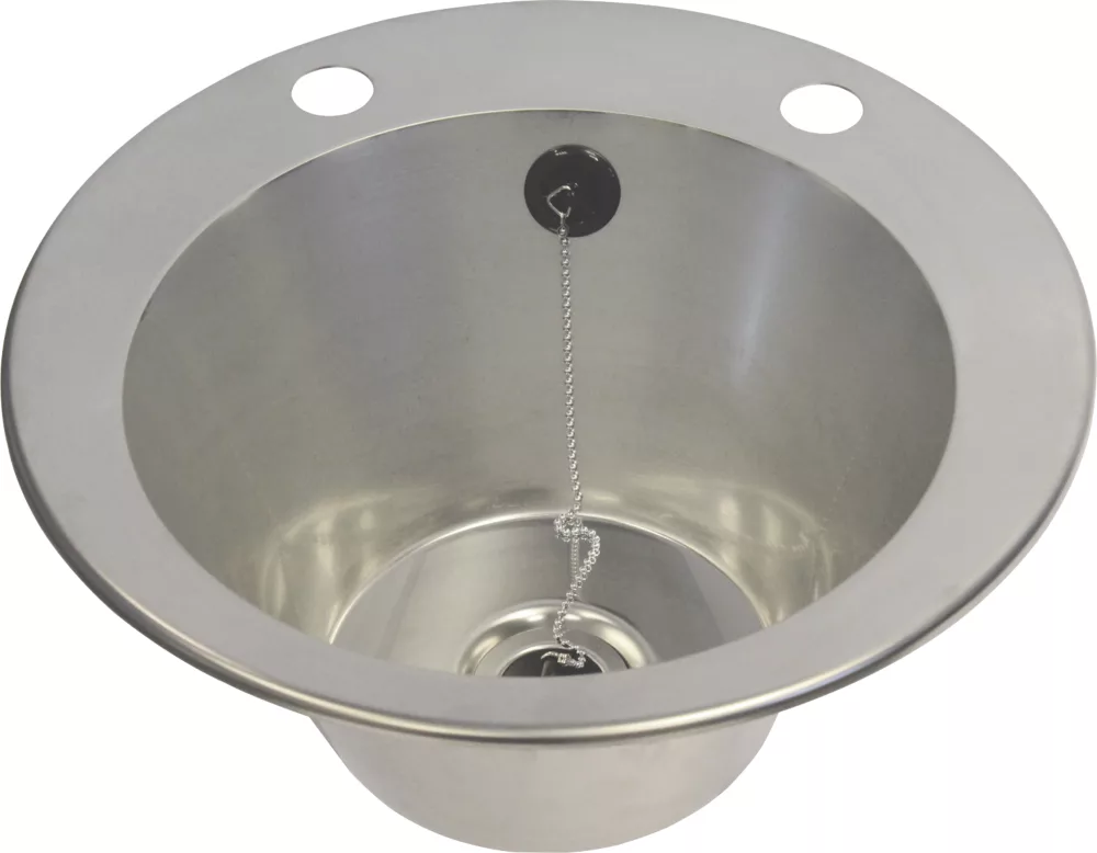 Franke 1 Bowl Stainless Steel Inset Washbasin 385 X 160mm