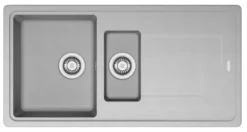 Franke Titan 1.5 Bowl Composite Kitchen Sink Urban Grey Reversible 500 X 200mm