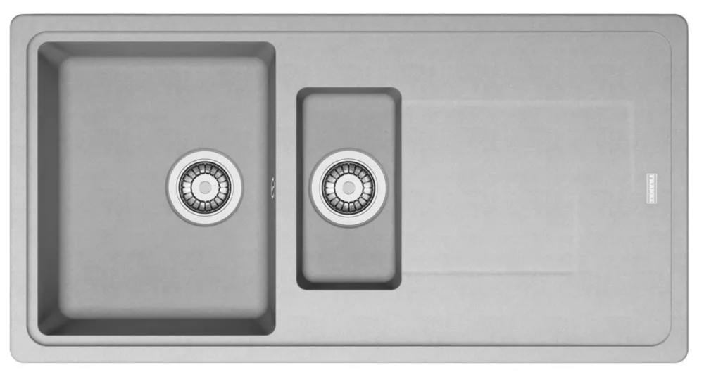 Franke Titan 1.5 Bowl Composite Kitchen Sink Urban Grey Reversible 500 X 200mm