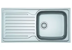 Franke Antea 1 Bowl Stainless Steel Reversible Inset Sink & Drainer 1000 X 500mm