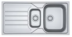 Franke Flash 1.5 Bowl Stainless Steel Sink 1000 X 500mm