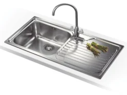 Franke Galassia 1 Bowl Stainless Steel Inset Kitchen Sink 1000 X 500mm