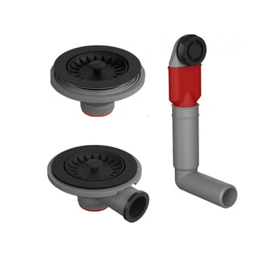 Franke 112.0658.125 Manual Waste Kit Set For 2 Bowl Sinks