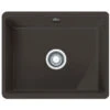 Franke KBK 110 50 Kubus Ceramic Single Bowl Undemount Sink