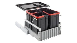 Franke SORTER 300-45 TRIO 22L + 40L Recycling Waste Bins
