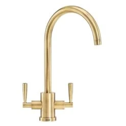Franke Olympus Dual Lever Kitchen Mixer Tap - Brass - 115.0659.330