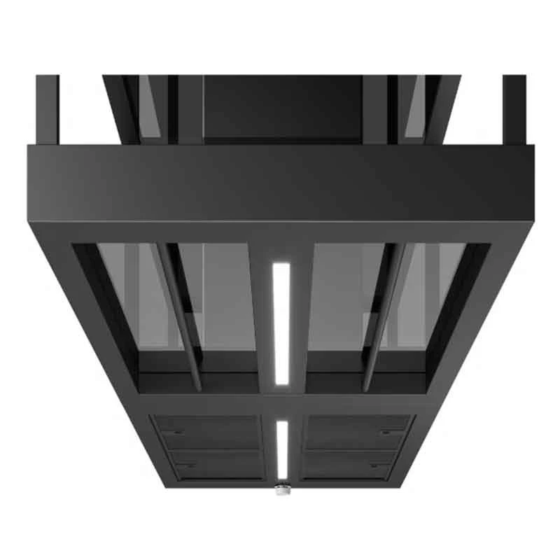 Franke Mythos T-Shelf Island Cooker Hood 180cm - FMY BK MATT F180 FRANKE - Matt Black - 325.0678.073 - Image 3