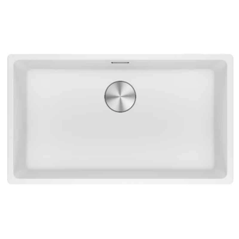 Franke Maris 1 Bowl Undermount Fragranite Kitchen Sink MRG 110-72 - Polar White - 125.0688.510