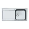 Franke Maris 1 Bowl Inset Kitchen Sink L/H Drainer MRX 211 - Stainless Steel - 127.0305.144