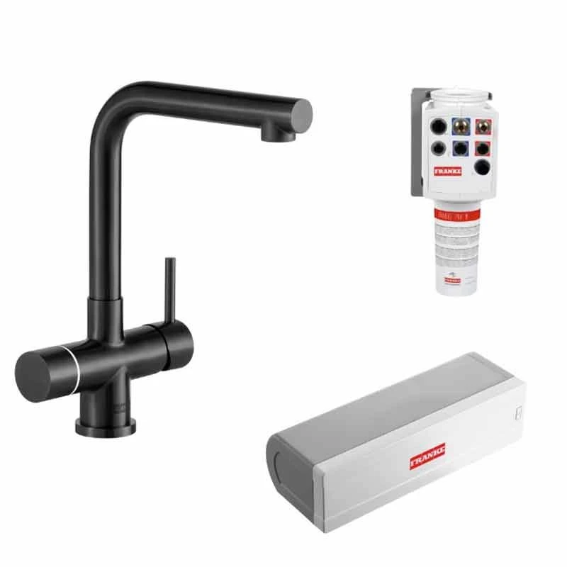 Franke Minerva Mondial 4-in-1 Electronic Kitchen Tap - Industrial Black - 119.0625.395 - Image 2