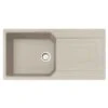 Franke Urban 1 Bowl Inset Fragranite Kitchen Sink Reversible UBG 611-100 - Coffee - 114.0689.387