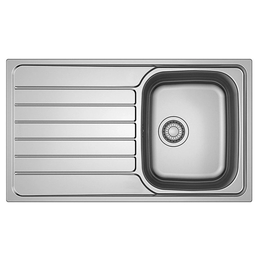 Franke Spark 1 Bowl Inset Kitchen Sink Reversible SKX 611-86 - Stainless Steel - 101.0489.946 - Image 2